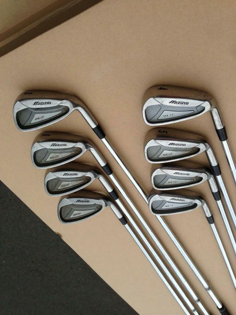 MIZUNO MX 17 IRONS/ 4-PW+SW/ REGULAR 